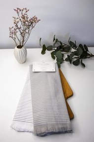 Ręczniki kuchenne LINES, 2 szt Szary Zestaw (2szt., 45x70 cm)