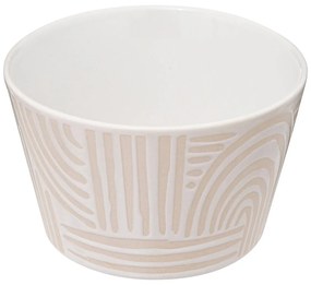 Miska ceramiczna z geometrycznym wzorem SOLEYA, 570 ml