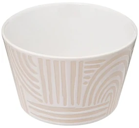 Miska ceramiczna z geometrycznym wzorem SOLEYA, 570 ml