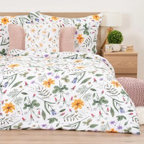 4Home Pościel z kory Wildflower Bliss, 140 x 200 cm, 70 x 90 cm