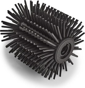 Szczotka WC z pojemnikiem ze stali nierdzewnej, Ø 11,2 cm