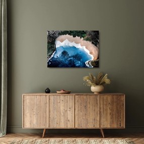 Obraz na szkle plaży Nusa Penida, Indonezja (70x50 cm)