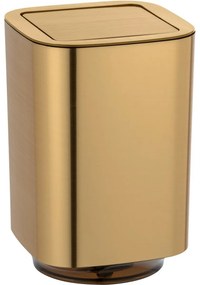 Wenko Kosz na śmieci z uchylną pokrywą Auron 5,5 l, złoty