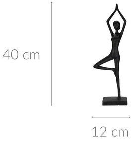 Figurka joga Vrksasana, wys. 40 cm