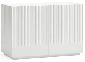 Biała niska komoda 100x70 cm Doric – Teulat