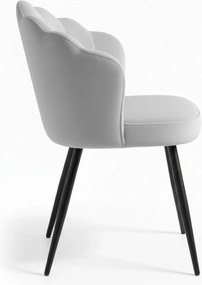 Krzeso Blume Aksamitne Czarne Nogi