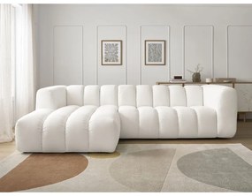 Biały narożnik (lewostronny/z szezlongiem) Talia – Bobochic Paris