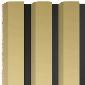 Akustyczne panele lamelowe 2 szt. złoty T5-P79