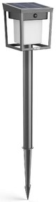 Philips Blaise UltraEfficient słupek solarny LED zczujnikiem, antracytowy, 1,5 W, 250/20 lm, 3000 K