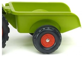 Falk traktor claas na pedały z przyczepą jednoosiową klakson