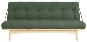 Sofa rozkładana Karup Folk Clear/Olive Green