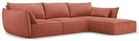 Czerwony narożnik (prawostronny) Vanda – Mazzini Sofas