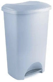 Szary kosz na śmieci na pedał z tworzywa z recyklingu Addis Eco Range, 50 l
