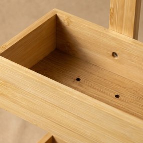 Bambusowy wieszak łazienkowy na drzwi RANT, 74 cm