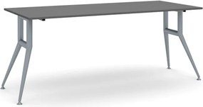 Stół konferencyjny do biura WIDE, 180x80 cm, grafit