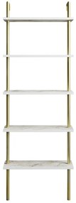 Regał Paula Gold and White