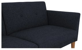 Ciemnoniebieska rozkładana sofa 205 cm Regal – Novogratz