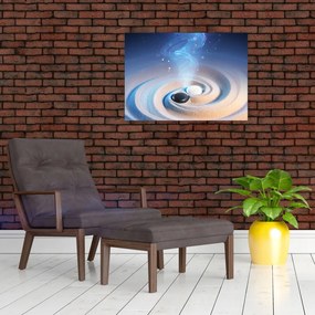 Obraz - Eteryczny yin-yang (70x50 cm)