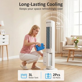 HOMCOM aircooler verdunstungskühler turmventilator | Aosom PL