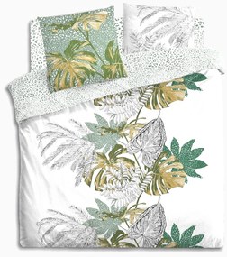 Komplet pościeli bawełnianej dla 2 osób MONSTERA, 240x220 cm