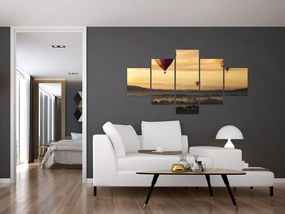 Obraz - latające balony (125x70 cm)