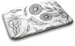 Dywanik do łazienki Dywanik do łazienki Kwiaty wzór