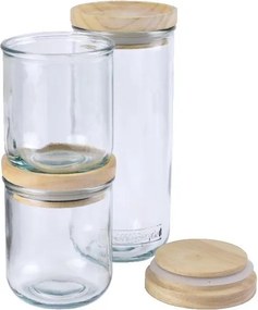 Zestaw 3 szklanych pojemników Hermetic – Ego Dekor