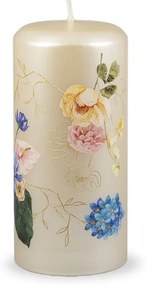 Beżowa świeczka Unipar Flower Paradise, 73 h