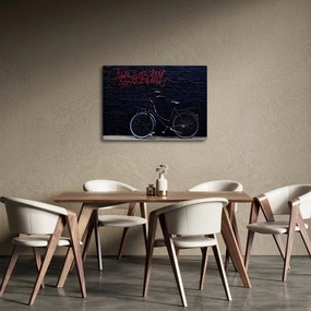 Obraz roweru w Amsterdamie (70x50 cm)