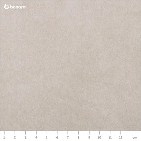 Beżowe tapicerowane łóżko ze stelażem 90x200 cm Tulsa – Ropez