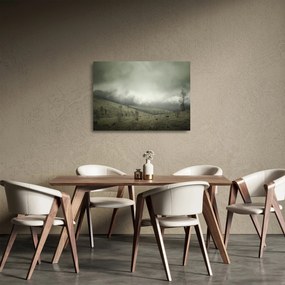 Obraz na szkle krajobrazu przed burzą (70x50 cm)