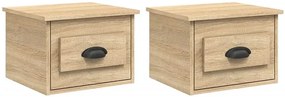 Komplet wiszących szafek nocnych dąb sonoma R7-F08