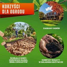 Rozdrabniacz do gałęzi DIOX+2x worek 60l, 3100W czarny/zielony Gardebruk