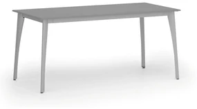 Stół konferencyjny PRIMO OMEGA, 1600 x 800 mm, podstawa szara, grafitowy