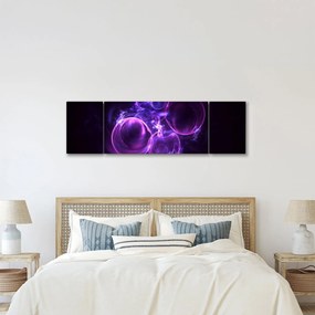 Abstrakcyjny obraz bąbelków (170x50 cm)
