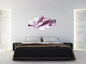 Obraz - Fioletowy płyn artystyczny (125x70 cm)