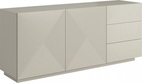 Komoda Asha 167 cm dwudrzwiowa z szufladami - kaszmir