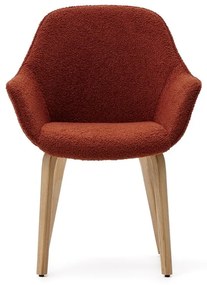 Krzesło w kolorze terakoty Aleli – Kave Home
