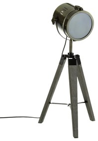 Lampa dekoracyjna metalowa na trzech nóżkach, 68 cm