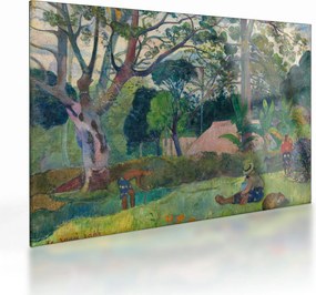 Obraz na szkle - Paul Gauguin, Te raau rahi (The Big Tree), reprodukcje (70x50 cm)