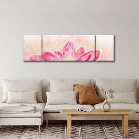 Obraz kwiatu lotosu (170x50 cm)