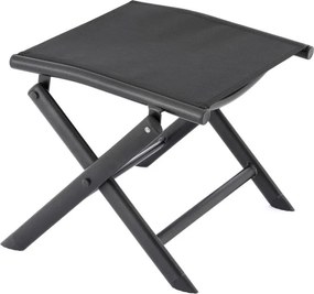 Składane krzesło aluminiowe, czarne