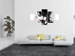 Obraz - Tajemnicza kobieta (125x70 cm)
