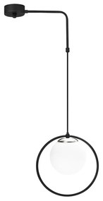 Czarna metalowa lampa wisząca Opviq lights Elpidas