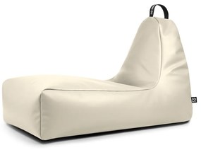 Beżowy worek do siedzenia z imitacji skóry Chill XXL – So Soft?