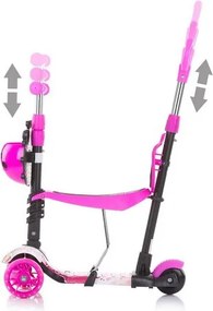 Chipolino Hulajnoga z pałąkiem Kiddy Evo 3w1, Lollipop