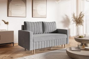 Sofa tapicerowana COMFORT DUO z funkcją spania 2-osobowa z pojemnikiem