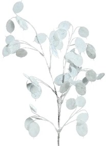 Sztuczny grosz biały z cekinami, 73 cm