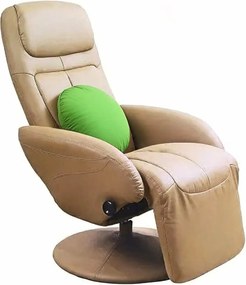 Beżowy Rozkładany Fotel Obrotowy M4-S06