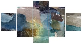 Obraz - Akwarelowa abstrakcja (125x70 cm)